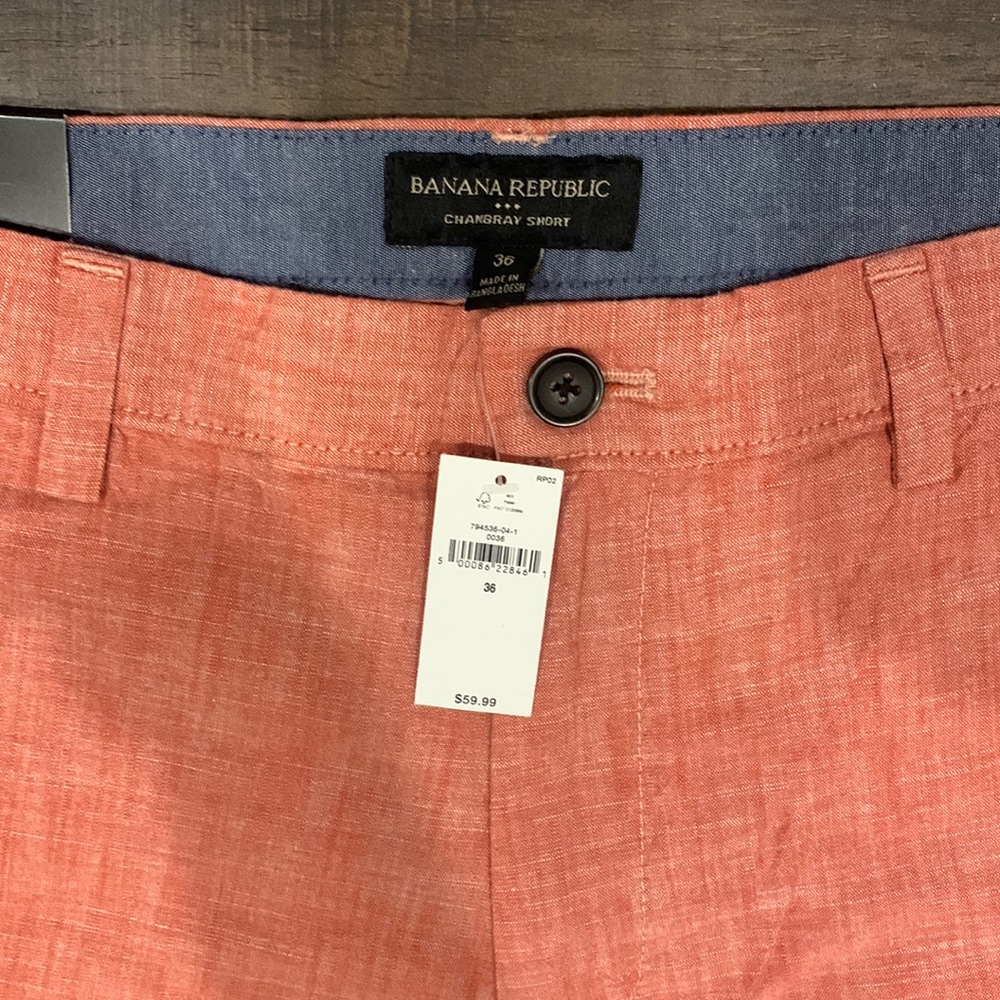 Men’s Chambray Shorts Banana Republic - Picture 2 of 4